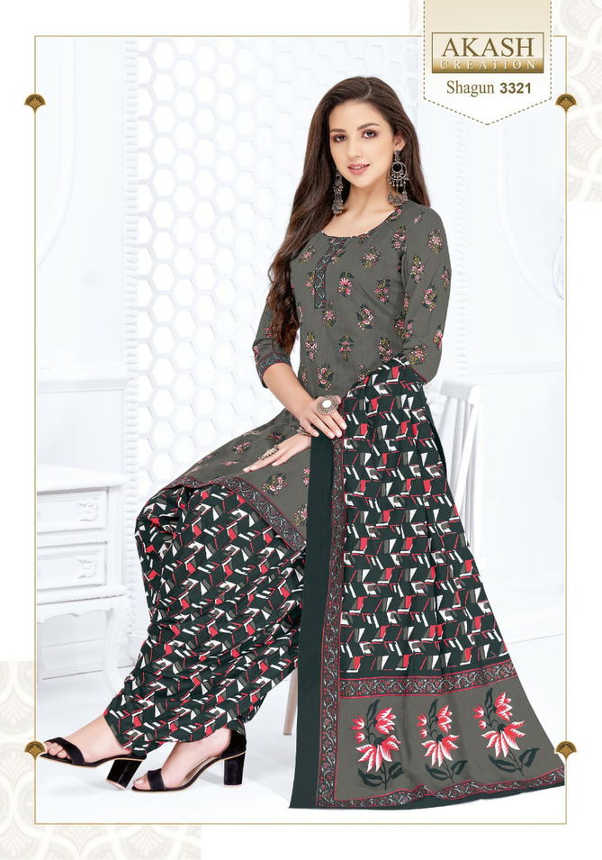 Akash Shagun 33 Cotton Printed Regular Wear Dress Material Collection